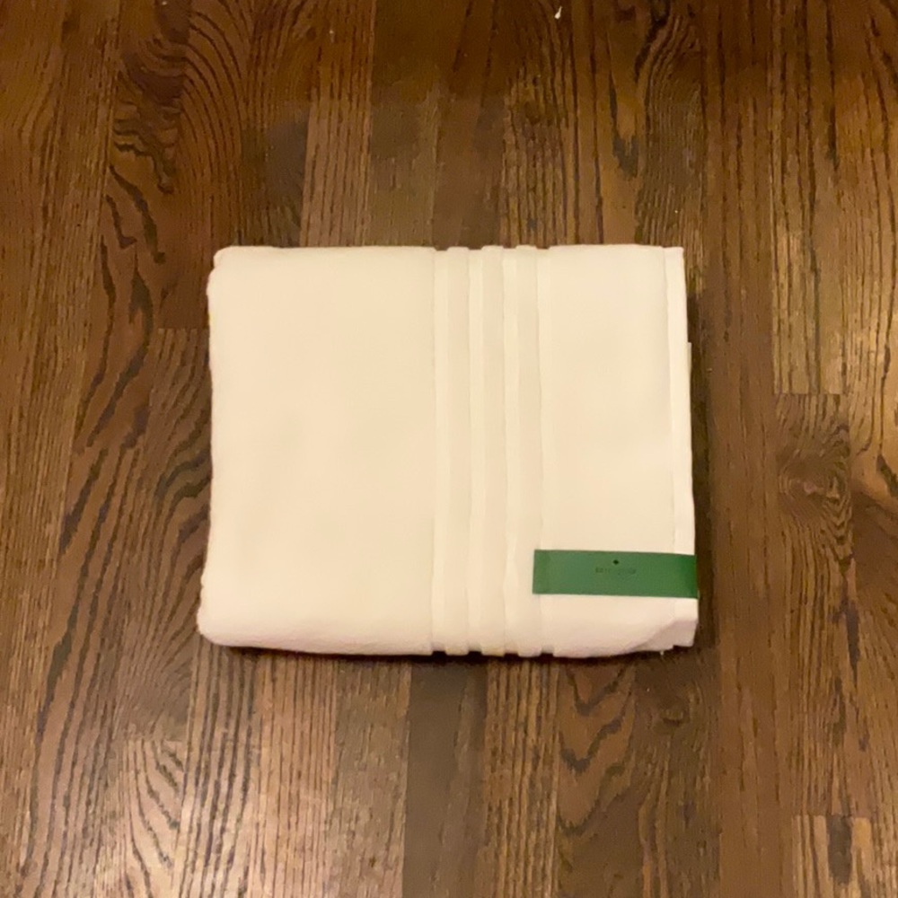 Kate spade white towel new with tags